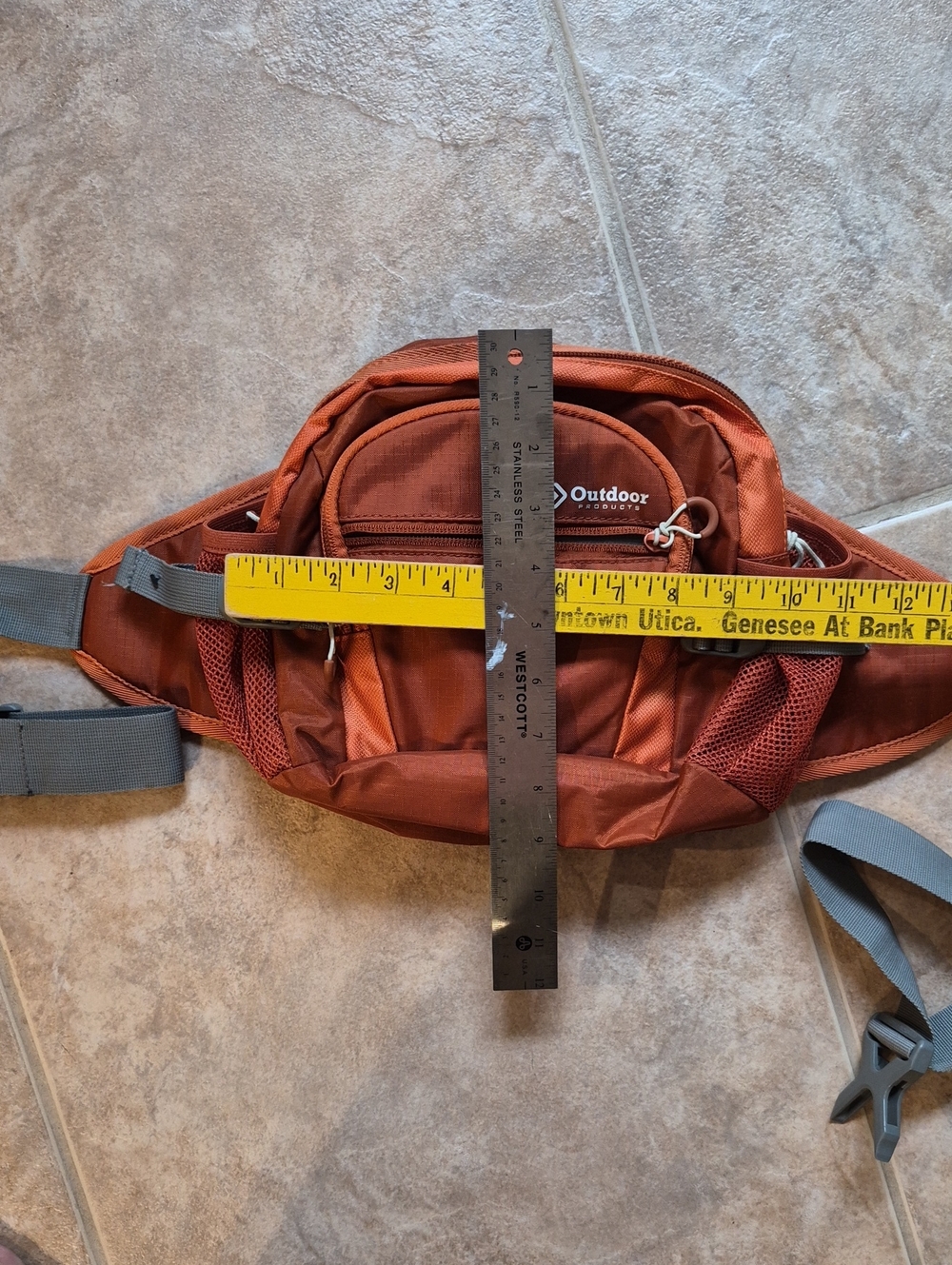Orange Waist Pack for Men.Outdoor Products.. - Picture 4 of 13